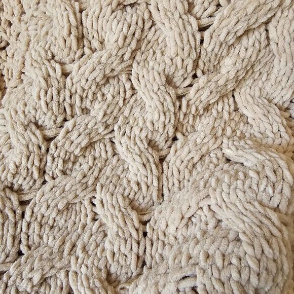 NWT POL TAN CHUNKY KNIT BATWING CHENILLE SWEATER SIZE L - Picture 13 of 15